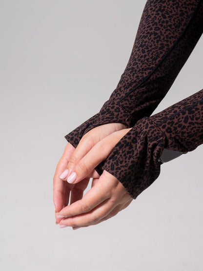 Rosa Jacke - Leopard Print