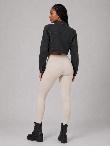Desire Denim Jacke - Washed Black