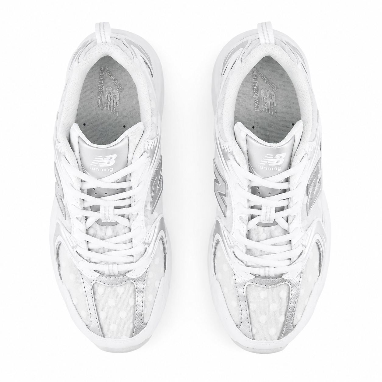 New Balance 530 White Silver Metalic